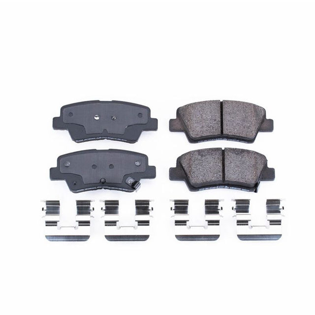 PowerStop - Power Stop 13 - 16 Hyundai Elantra GT Rear Z17 Evolution Ceramic Brake Pads w/Hardware - Panda Motorworks