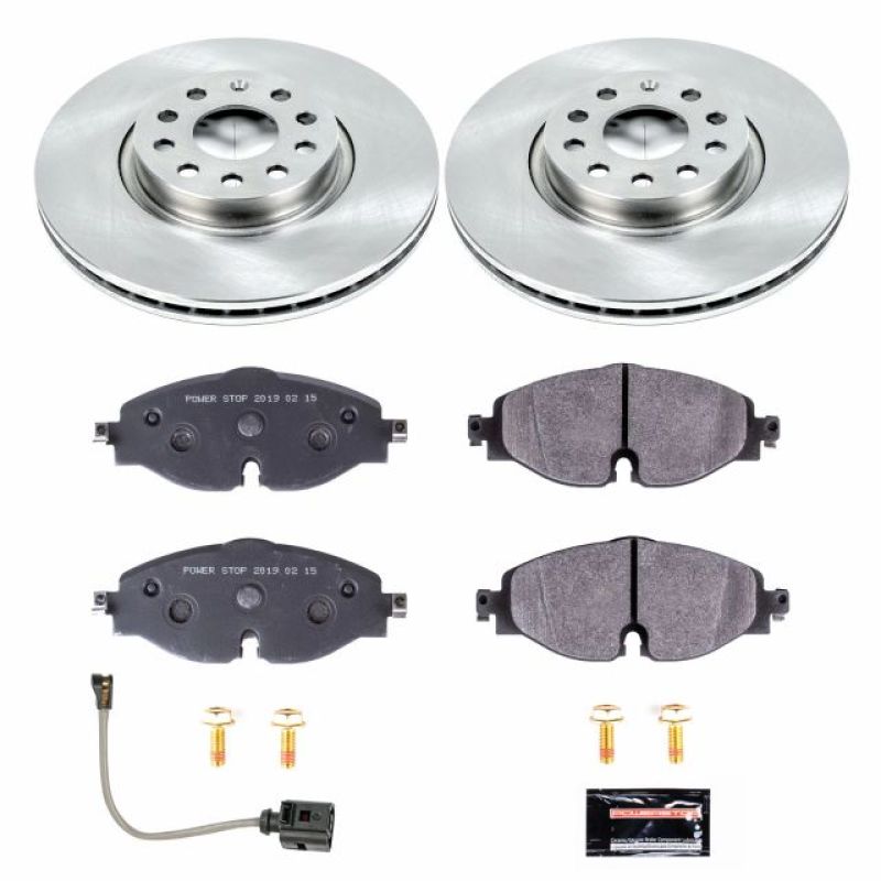 PowerStop - Power Stop 15 - 18 Audi A3 Front Track Day SPEC Brake Kit - Panda Motorworks