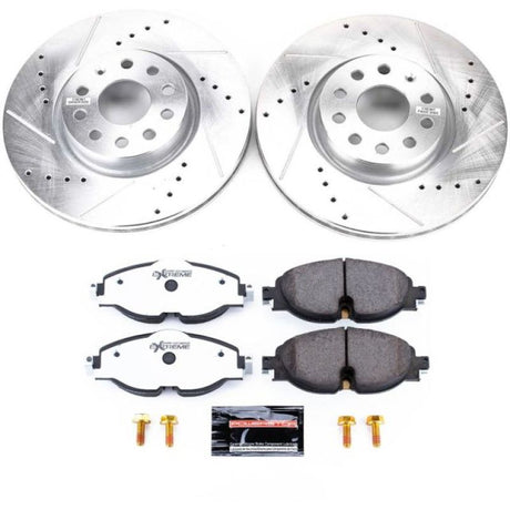 PowerStop - Power Stop 15 - 18 Audi A3 Front Z26 Street Warrior Brake Kit - Panda Motorworks