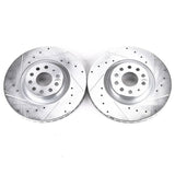 PowerStop - Power Stop 15 - 18 Audi S3 Front Evolution Drilled & Slotted Rotors - Pair