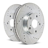 PowerStop - Power Stop 15 - 18 Audi S3 Front Evolution Drilled & Slotted Rotors - Pair