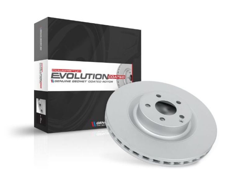PowerStop - Power Stop 15 - 18 Audi S3 Front Evolution High Carbon Geomet Coated Rotor - Panda Motorworks