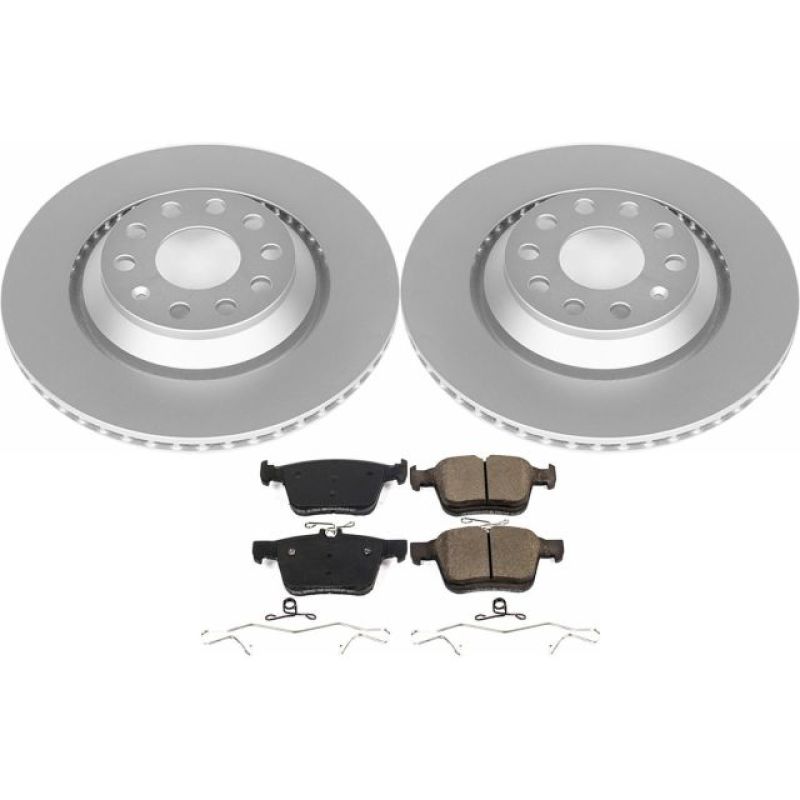 PowerStop - Power Stop 17 - 18 Audi RS3 Rear Z23 Evolution Sport Coated Brake Kit - Panda Motorworks