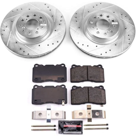 PowerStop - Power Stop 17 - 19 Honda Civic Front Z23 Evolution Sport Brake Kit - Panda Motorworks