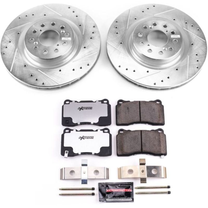 PowerStop - Power Stop 17 - 19 Honda Civic Front Z26 Street Warrior Brake Kit - Panda Motorworks