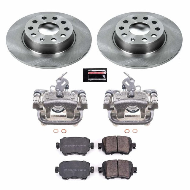PowerStop - Power Stop 18 - 15 Volkswagen GTI Rear Autospecialty Brake Kit w/Calipers - Panda Motorworks
