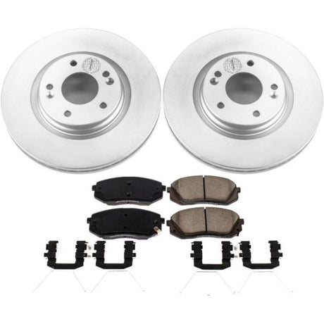 PowerStop - Power Stop 18 - 19 Hyundai Kona Front Z17 Evolution Geomet Coated Brake Kit