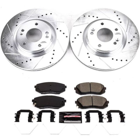 PowerStop - Power Stop 18 - 19 Hyundai Kona/2022+ Kia Forte GT Front Z23 Evolution Sport Brake Kit - Panda Motorworks