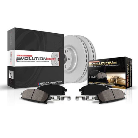 PowerStop - Power Stop 19 - 21 Kia Forte Front Z17 Coated Brake Kit - Panda Motorworks