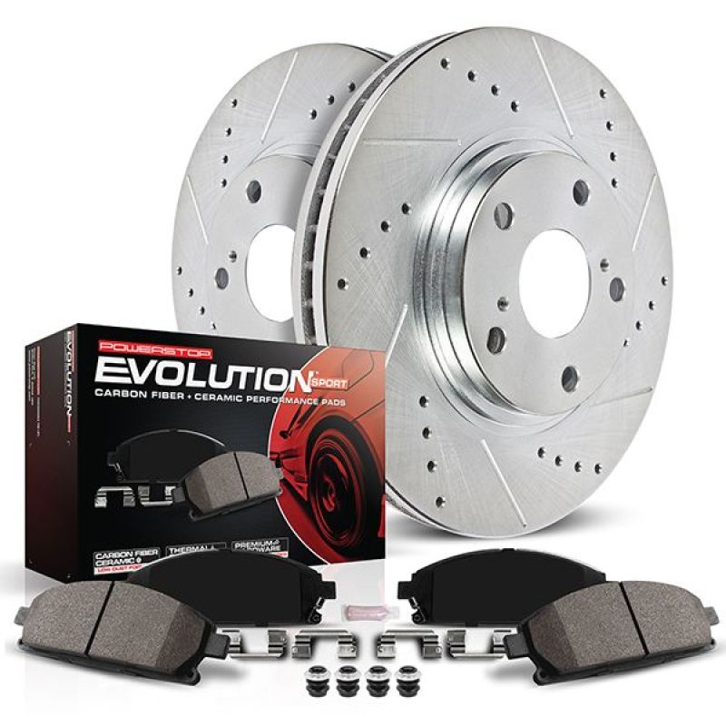 PowerStop - Power Stop 19 - 21 Kia Forte Front Z23 Evolution Brake Kit - Panda Motorworks