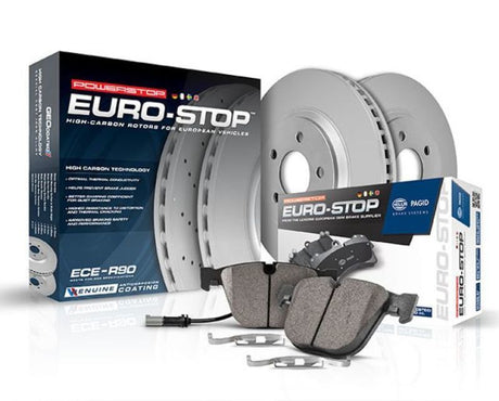PowerStop - Power Stop 2019 Audi A3 Quattro Front Euro - Stop Brake Kit - Panda Motorworks