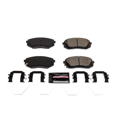 PowerStop - Power Stop 2019 Hyundai Elantra GT Front Z23 Evolution Sport Brake Pads w/Hardware - Panda Motorworks