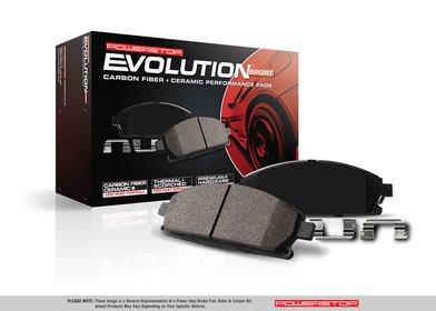 PowerStop - Power Stop 2021 Ford Bronco Sport Front Z17 Evolution Ceramic Brake Pads w/Hardware - Panda Motorworks