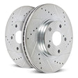 PowerStop - Power Stop 2021 Ford Bronco Sport Rear Evolution Drilled & Slotted Rotors - Pair - Panda Motorworks