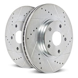 PowerStop - Power Stop 2021 Ford Bronco Sport Rear Evolution Drilled & Slotted Rotors - Pair - Panda Motorworks