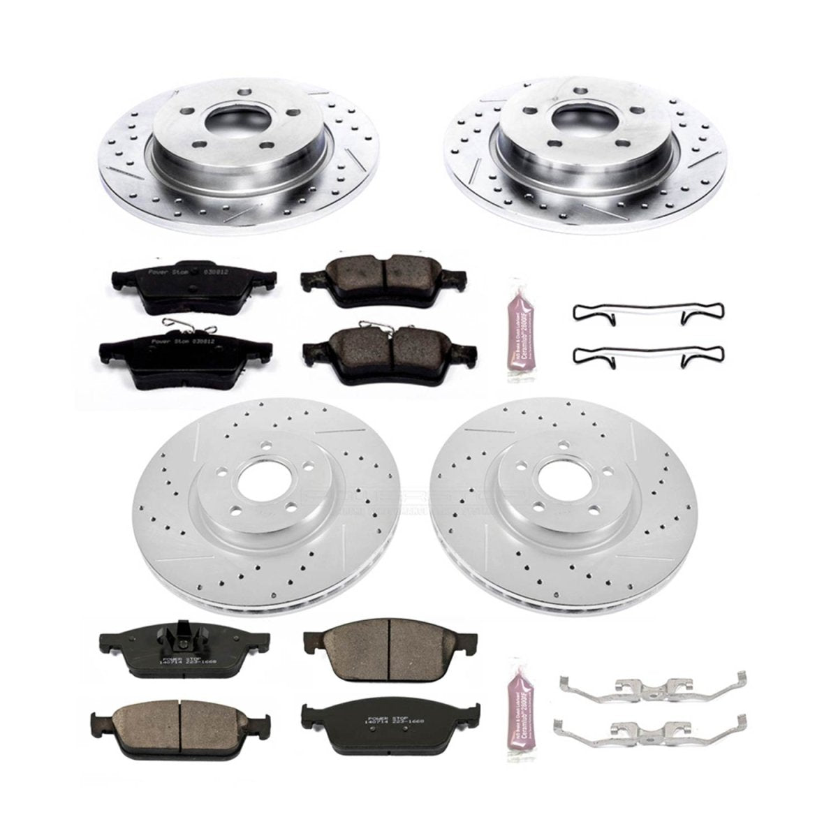 PowerStop - PowerStop Z23 EVOLUTION SPORT BRAKE UPGRADE KIT Front and Rear (Focus ST 13 - 14)