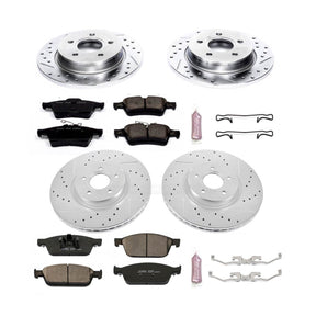 PowerStop - PowerStop Z23 EVOLUTION SPORT BRAKE UPGRADE KIT Front and Rear (Focus ST 13 - 14)