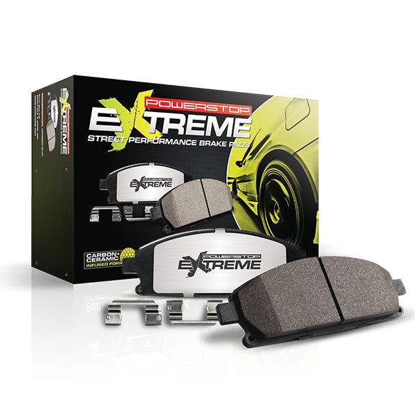 PowerStop - PowerStop Z26 STREET PERFORMANCE CARBON - FIBER CERAMIC BRAKE PADS Front (Focus ST 13 - 18)