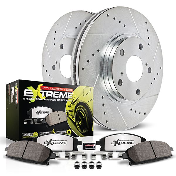 PowerStop - PowerStop Z26 STREET WARRIOR BRAKE UPGRADE KIT Front (Fiesta ST 14 - 19)