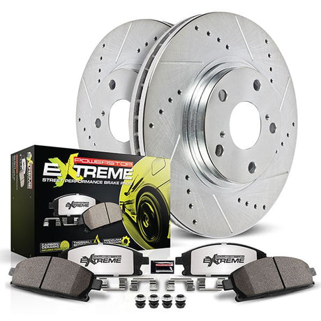 PowerStop - PowerStop Z26 STREET WARRIOR BRAKE UPGRADE KIT Front (Fiesta ST 14 - 19)