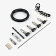 Pro Meth - 4 CYLINDER DIRECT PORT WITH INLINE DISTRIBUTION BLOCK & TALL ELBOW NOZZLE HOLDERS (1/4" NYLON TUBING)