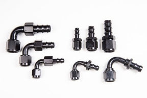 Radium Engineering - Radium Engineering 6AN Straight Pushlok Hose End