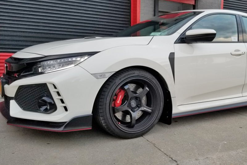Rally Armor - Rally Armor 17 - 18 Honda Civic Type R (Type R Only) UR Black Mud Flap w/ Blue Logo