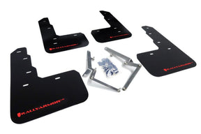 Rally Armor - Rally Armor 17 - 18 Honda Civic Type R (Type R Only) UR Black Mud Flap w/ Red Logo