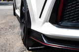 Rally Armor - Rally Armor 17 - 18 Honda Civic Type R (Type R Only) UR Black Mud Flap w/ White Logo