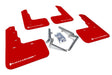 Rally Armor - Rally Armor 17 - 18 Honda Civic Type R (Type R Only) UR Red Mud Flap w/ White Logo