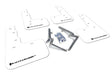 Rally Armor - Rally Armor 17 - 18 Honda Civic Type R (Type R Only) UR White Mud Flap w/ Black Logo