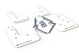 Rally Armor - Rally Armor 17 - 19 Civic Sport Touring & Hatch Only UR White Mud Flap w/ Black Logo