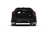Rally Armor - Rally Armor 17 - 19 Civic Sport Touring & Hatch Only UR White Mud Flap w/ Black Logo