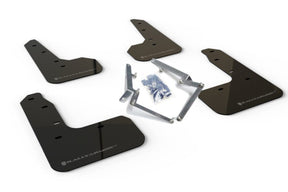 Rally Armor - Rally Armor 17 - 19 Honda Civic Sport Touring Black UR Mud Flap w/ Dark Grey Logo