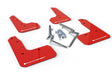 Rally Armor - Rally Armor 17 - 19 Honda Civic Sport Touring Red UR Mud Flap w/ White Logo