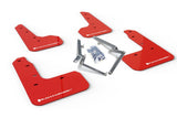 Rally Armor - Rally Armor 17 - 19 Honda Civic Sport Touring Red UR Mud Flap w/ White Logo