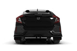 Rally Armor - Rally Armor 17 - 19 Honda Civic Sport Touring UR Black Mud Flap w/ Red Logo