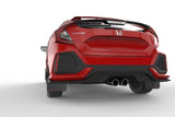 Rally Armor - Rally Armor 17 - 19 Honda Civic Sport Touring UR Black Mud Flap w/ Red Logo