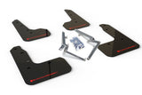 Rally Armor - Rally Armor 17 - 19 Honda Civic Sport Touring UR Black Mud Flap w/ Red Logo