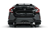 Rally Armor - Rally Armor 17 - 19 Honda Civic Sport Touring UR Black Mud Flap w/ White Logo