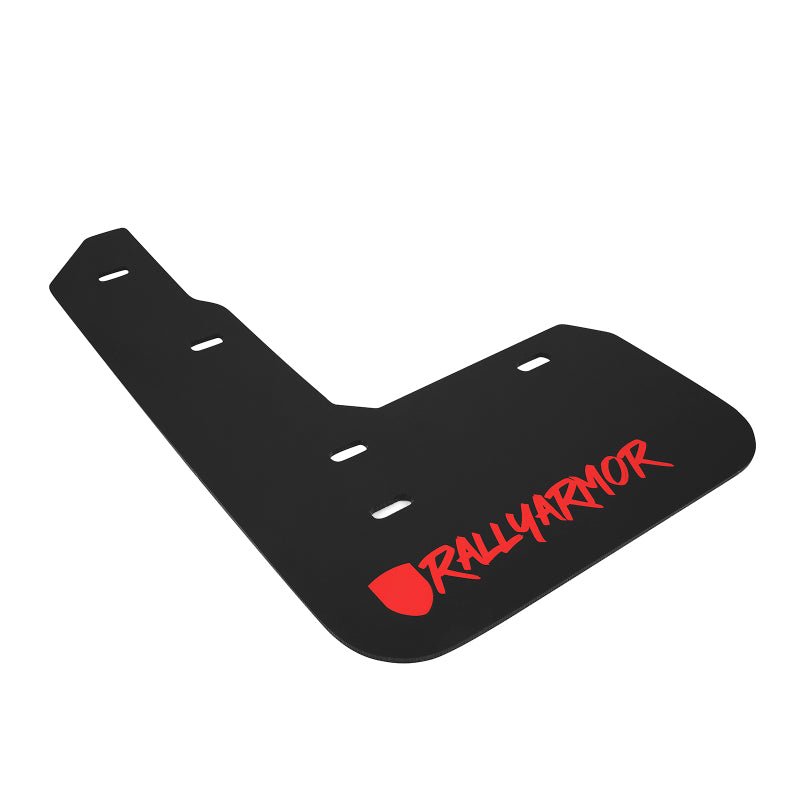 Rally Armor - Rally Armor 17 - 21 Honda Civic Type R Black Mud Flap Red Altered Font Logo - Panda Motorworks