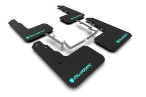 Rally Armor - Rally Armor 17 - 21 Honda Civic Type R Black UR Mud Flap Altered Font Teal Logo - Panda Motorworks