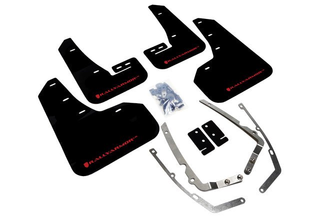 Rally Armor - Rally Armor 2015+ MKVII VW Golf/GTI/TSI/AT/SW Mud Flaps / MK7.5 Golf R (18 - 19)