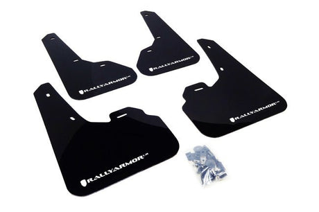 Rally Armor - Rally Armor Mud Flaps 2010 - 13 Mazda3/Spd3 Mud flap White logo