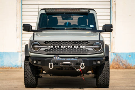 Road Armor - Road Armor 2021+ Ford Bronco Stealth Front Winch Bumper - Tex Blk - Panda Motorworks
