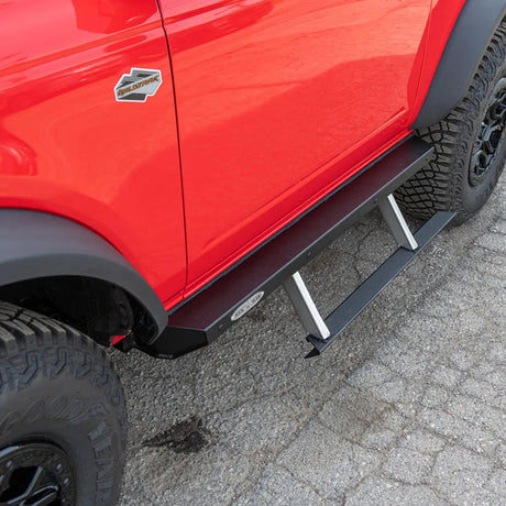 Rock Slide Engineering - Rock Slide 21 - 22 Ford Bronco 2 Door Step Sliders 3rd Gen - Panda Motorworks