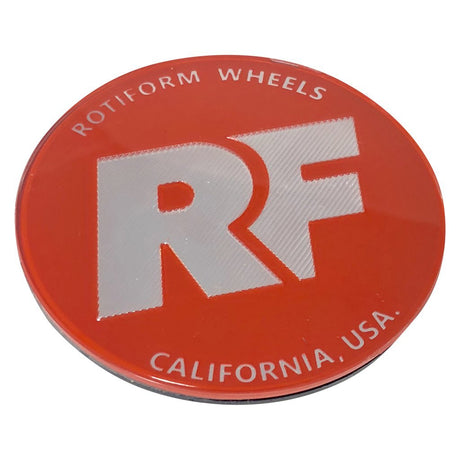 Rotiform - Rotiform RF LENS - RED WITH CHROME FOIL LOGO
