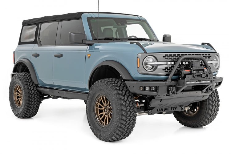 Rough Country - ROCK SLIDERS HEAVY DUTY 4 - DOOR | FORD BRONCO 4WD (2021+) - Panda Motorworks