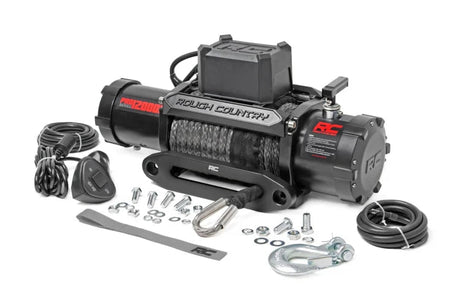 Rough Country - Rough Country 12000 - LB PRO SERIES WINCH(SYNTHETIC ROPE) - Panda Motorworks