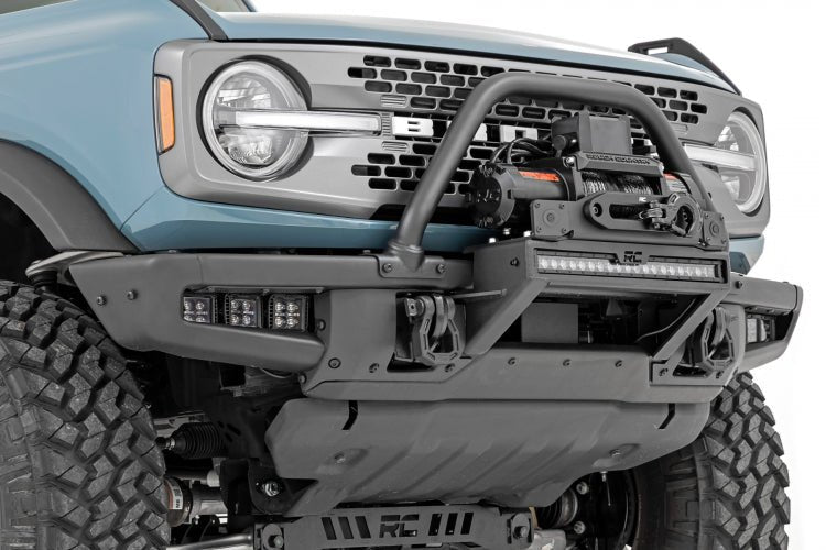 Rough Country - Rough Country 21+ Bronco Winch Mount - Fits OE Modular Bumper - Panda Motorworks
